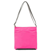 Roka Kennington B Medium Recycled Nylon Crossbody Bag - Neon Pink