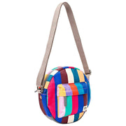 Roka Paddington B crossbodytas van gerecycled canvas - brede strepen, meerkleurig