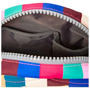 Roka Paddington B crossbodytas van gerecycled canvas - brede strepen, meerkleurig