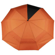 Roka Waterloo Recycled Nylon Umbrella - Burnt Orange/Black