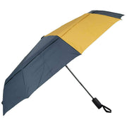 Roka Waterloo Recycled Nylon Umbrella - Midnight Blue/Corn Yellow