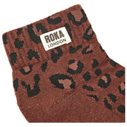 Roka Wembley Anke Sokken - Mini Luipaard Biologisch Bruin