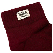 Roka Wembley Enkelsokken - Pruim Burgundy