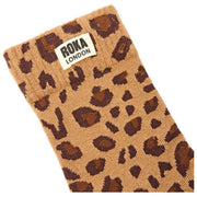 Roka Wimbledon Crew Sokken - Savannah Leopard Zandbeige