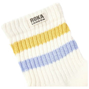 Roka Windosr Stripe Crew Sokken - Zomer Geel/Distel