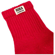 Roka Windsor Solid Crew Sokken - Scarlet