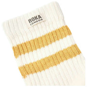 Roka Windsor Stripe Crew Sokken - Maïsgeel