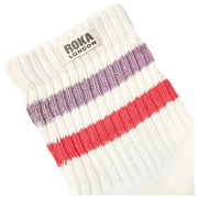 Roka Windsor Stripe Crew Sokken - Flint/Rood