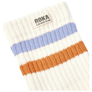Roka Windsor Stripe Crew Sokken - Distel/Verbrand Oranje