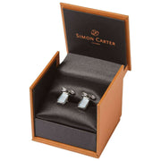 Simon Carter Golftas Manchetknopen - Zilver/Wit