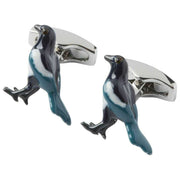 Simon Carter Magpie Manchetknopen - Blauw/Zwart/Zilver