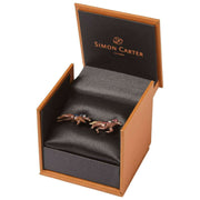 Simon Carter Racepaard Manchetknopen - Bruin/Zilver