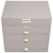 Stackers Klassieke set van 4 sieradendoosje - Taupe Beige