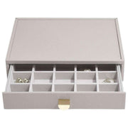 Stackers Klassieke set van 4 sieradendoosje - Taupe Beige