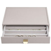Stackers Klassieke set van 4 sieradendoosje - Taupe Beige