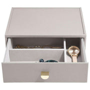 Stackers Klassieke set van 4 sieradendoosje - Taupe Beige