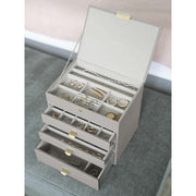 Stackers Klassieke set van 4 sieradendoosje - Taupe Beige
