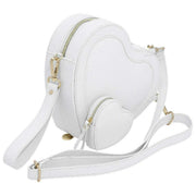 Stackers Hart Schoudertas - Witte Pebble