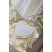 Stackers Hart Schoudertas - Witte Pebble