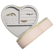 Stackers Heart Travel-sieradendoos - Blush Raffia