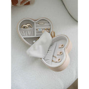 Stackers Heart Travel-sieradendoos - Blush Raffia