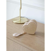 Stackers Heart Travel-sieradendoos - Blush Raffia