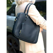 Stackers laptoptas - marineblauw