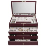 Stackers Grote Luxe Sieradendoos - Bordeaux
