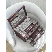 Stackers Grote Luxe Sieradendoos - Bordeaux
