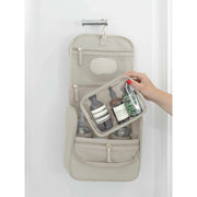 Stackers Medium hangende toilettas - Havermoutcrème