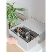 Stackers Supersize make-up organizer met diepe lade - kiezelgrijs