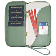 Stackers Wave Family paspoorthouder - Seafoam Green