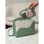 Stackers Wave set van 2 toilettassen - Seafoam Green