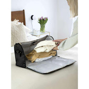 Stackers Weekendkledingtas - Zwart Saffiano