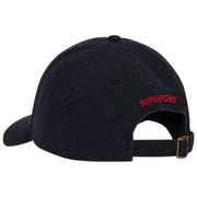 Superdry & Co SD-geborduurde baseballpet - donkerblauw