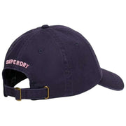 Superdry & Co SD-geborduurde baseballpet - Marineblauw
