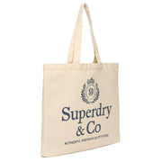 Superdry & Co draagtas - Natuurlijk bruin/Eclipse marineblauw