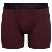 Superdry & Co Triple Pack Trunks - Zwart/Bordeaux/Olijfgroen