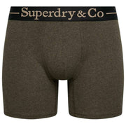 Superdry & Co Driedelige boxershorts - Gemêleerd bruin/bruine korrel/gemeleerd bruin