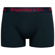 Superdry & Co Triple Pack Trunks - Marineblauw/Blauw/Rood