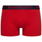 Superdry & Co Triple Pack Trunks - Marineblauw/Blauw/Rood