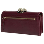 Ted Baker Roosali Grote Leren Portemonnee Met Bobbel - Donkerrood