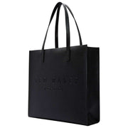 Ted Baker Soocon Crosshatch Grote Icon Tas - Zwart