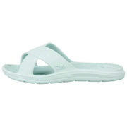 Totes SOLBOUNCE Bounce Cross Strap Sliders - Mintgroen