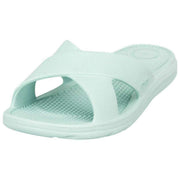Totes SOLBOUNCE Bounce Cross Strap Sliders - Mintgroen