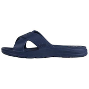 Totes SOLBOUNCE Bounce Cross Strap Sliders - Marineblauw