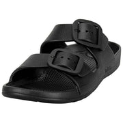 Totes SOLBOUNCE Sliders met dubbele gesp - Zwart