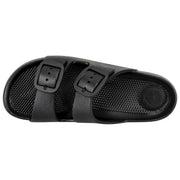 Totes SOLBOUNCE Sliders met dubbele gesp - Zwart