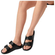 Totes SOLBOUNCE Sliders met dubbele gesp - Zwart