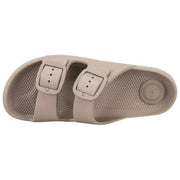 Totes SOLBOUNCE Sliders met dubbele gesp - Taupe Beige